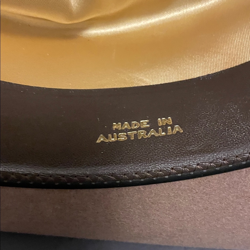 Unisex Akubra Made in Australia Dallas Style Felt Hat Size 56 - Picture 3 of 10